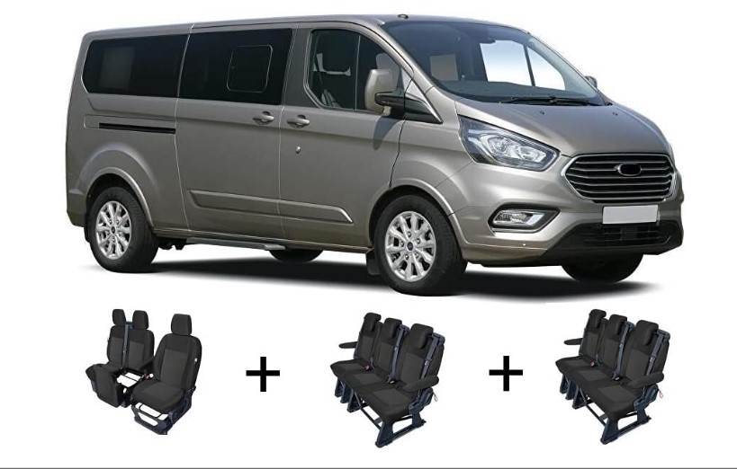 Funda asientos delanteros furgoneta Ford Transit