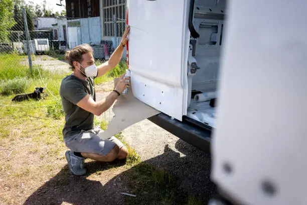 pintura caravana exterior